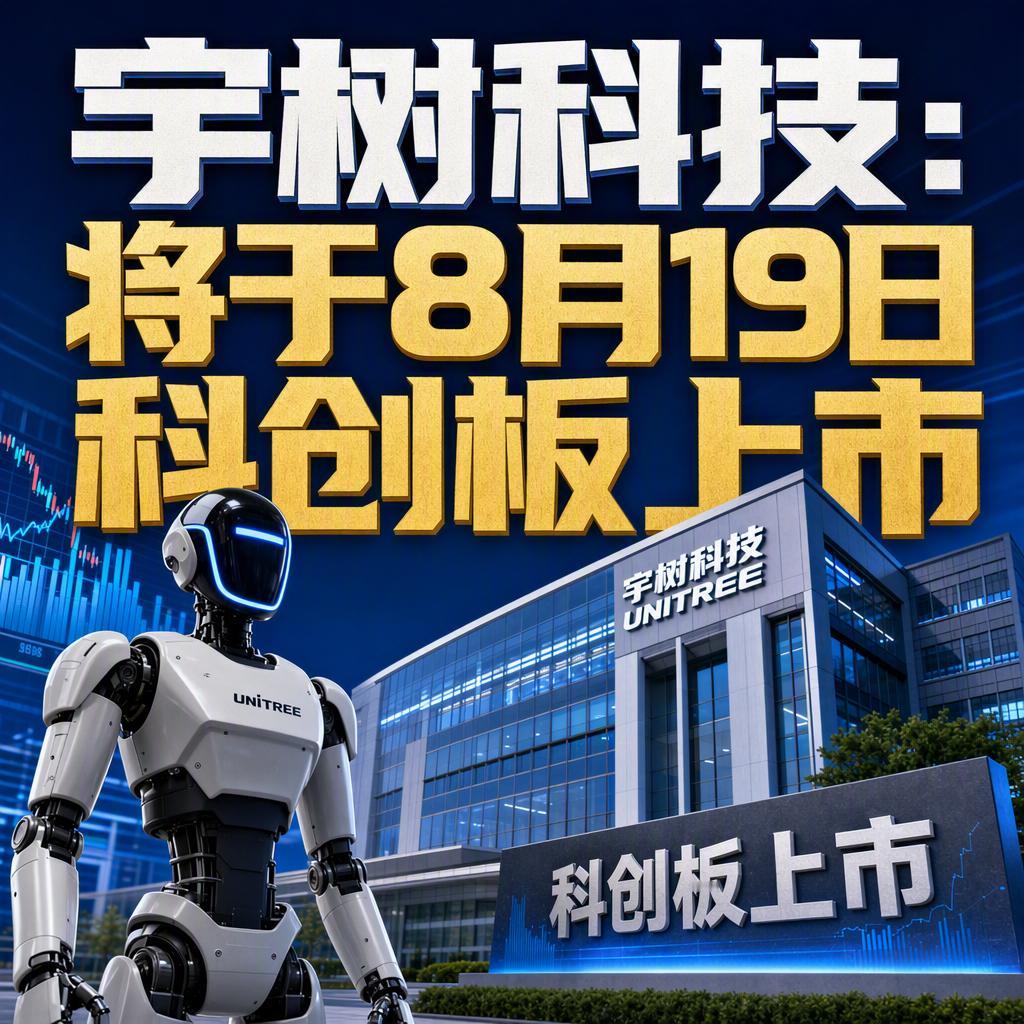 七夕节这天，A股人形机器人第一股就要来了。
宇树科技8月17日晚公告，公司股票将