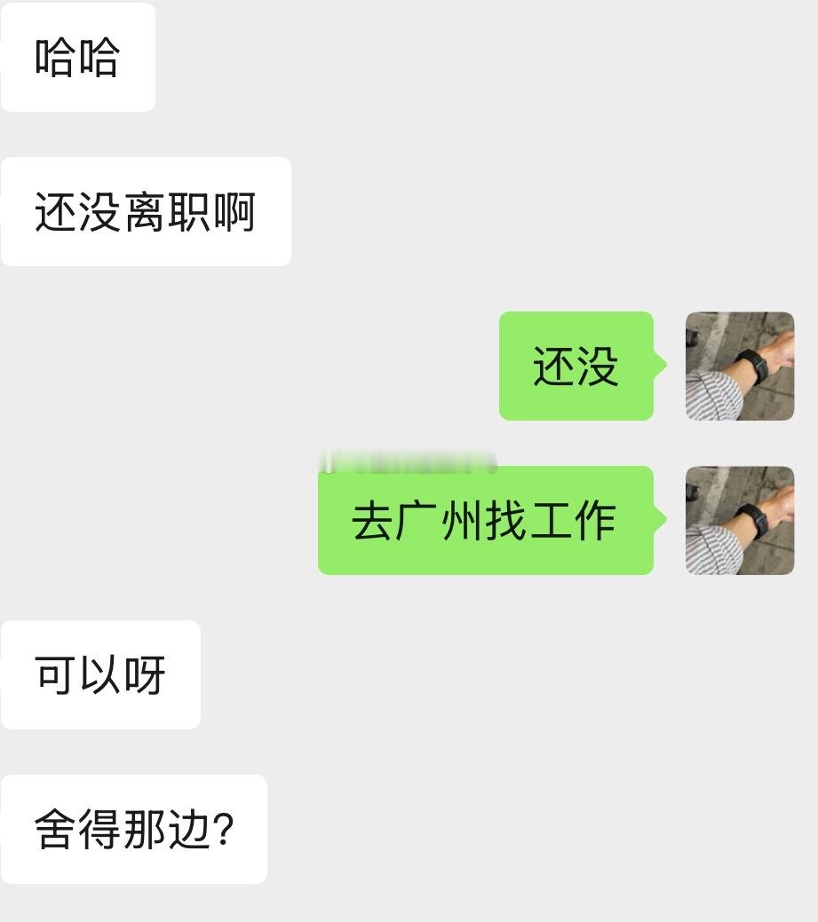 来自广州的邀约，等离职了去广州下海哈哈哈哈不做牛马做种马
