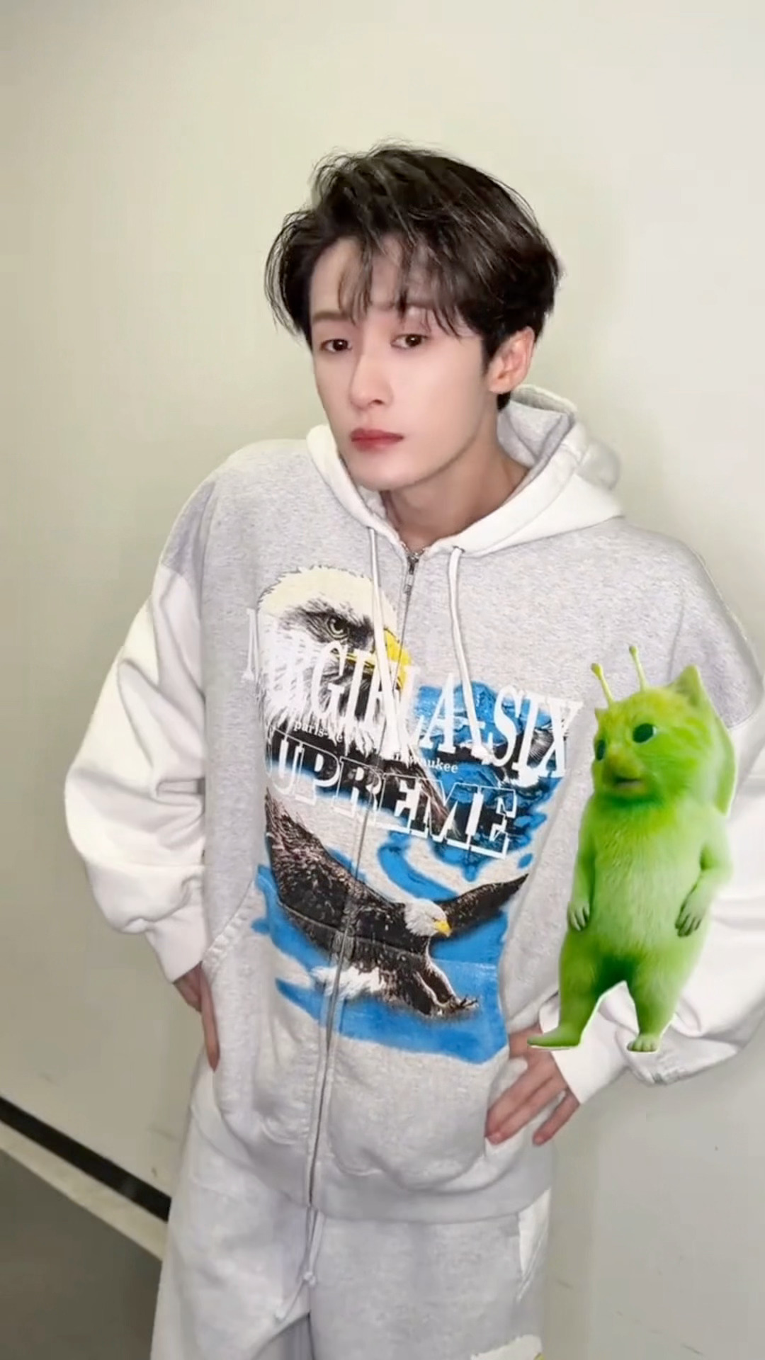 檀健次跳了外星小绿猫舞 檀健次跳了外星小绿猫舞 视频里有两只小猫哈哈哈 帅之萌之