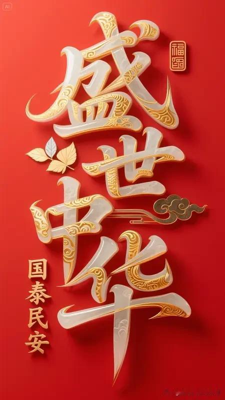 看到“喜中华盛世”这个上联，我就开始琢磨下联。诗联讲究对仗押韵，意思内容也得搭。