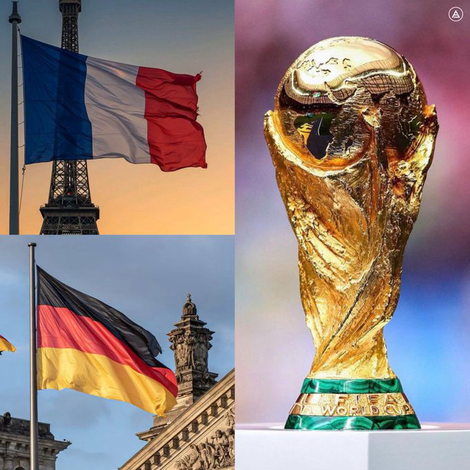 🇫🇷🇩🇪 法国和德国正在准备联合申办2038年或2042年世界杯。🏆 