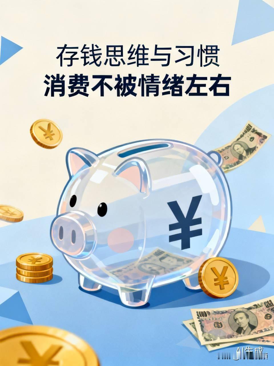 能不能透过眼睛看存款呢？我觉得还真有点门道。
好多人以为会存钱的人就是抠门，舍不
