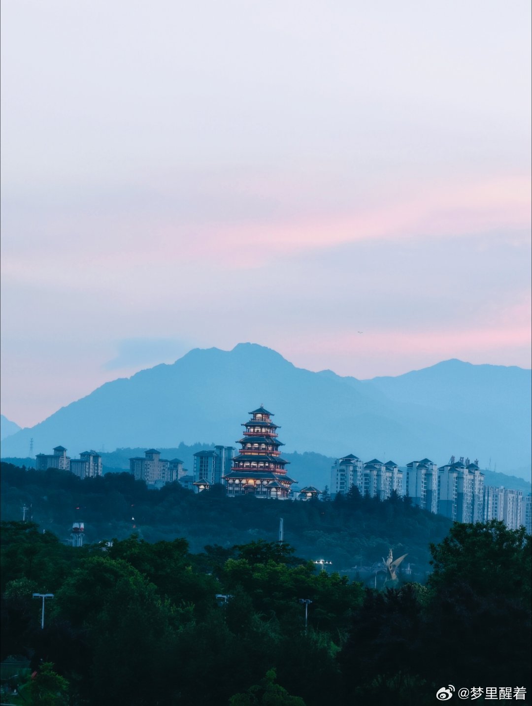 暮色石鼓，宝鸡黄昏限定的浪漫