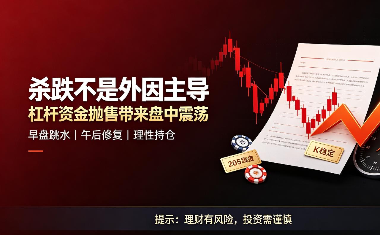 盘面定论｜早盘跳水核心诱因清晰，日内修复节奏值得留意
 
提示：理财有风险，投资