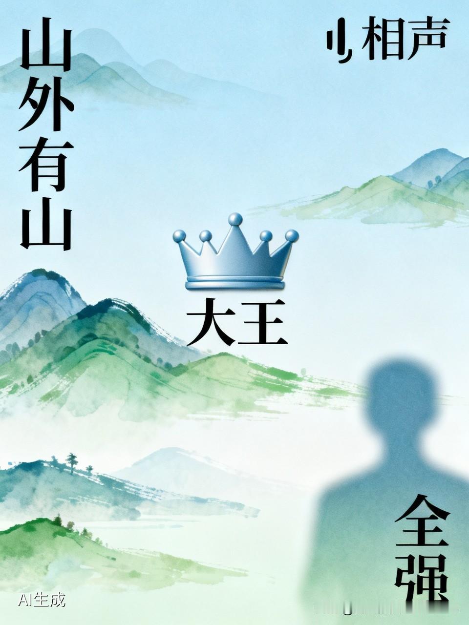 [山口王人，五唱爷强]
山外有山，非排城也，盖因非四即五。
口中含口，乃相声矣，
