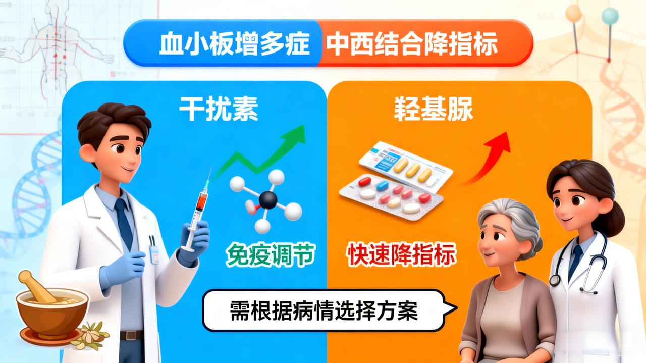 血小板增多症，到底选择干扰素还是羟基脲？ 

原发性血小板增多症以克隆性血小板增