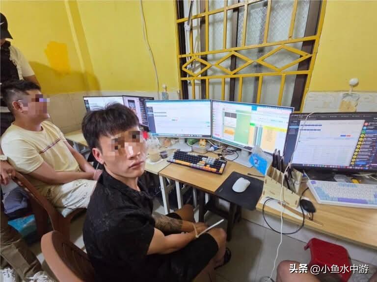 巴域突查4处电诈出租屋 抓获54人

7月31日，柬埔寨柴桢省警方联合巴域市，对