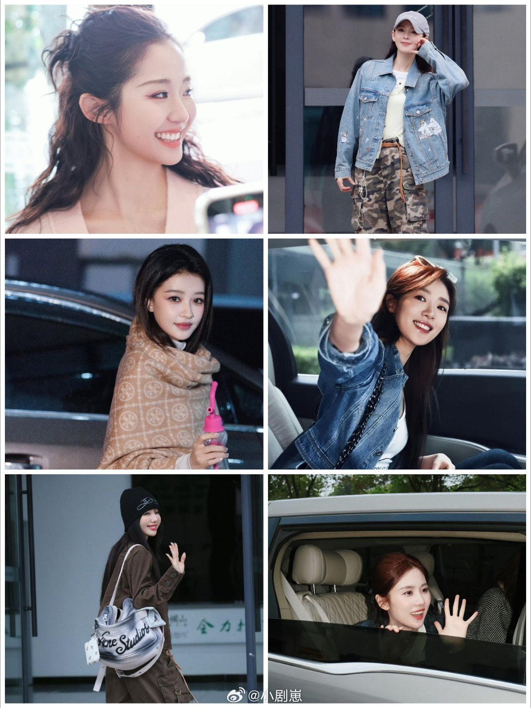 乘风破浪的姐姐官博发的路透照比官宣海报好看多了西班牙模特也去加油打气了乘风破浪的