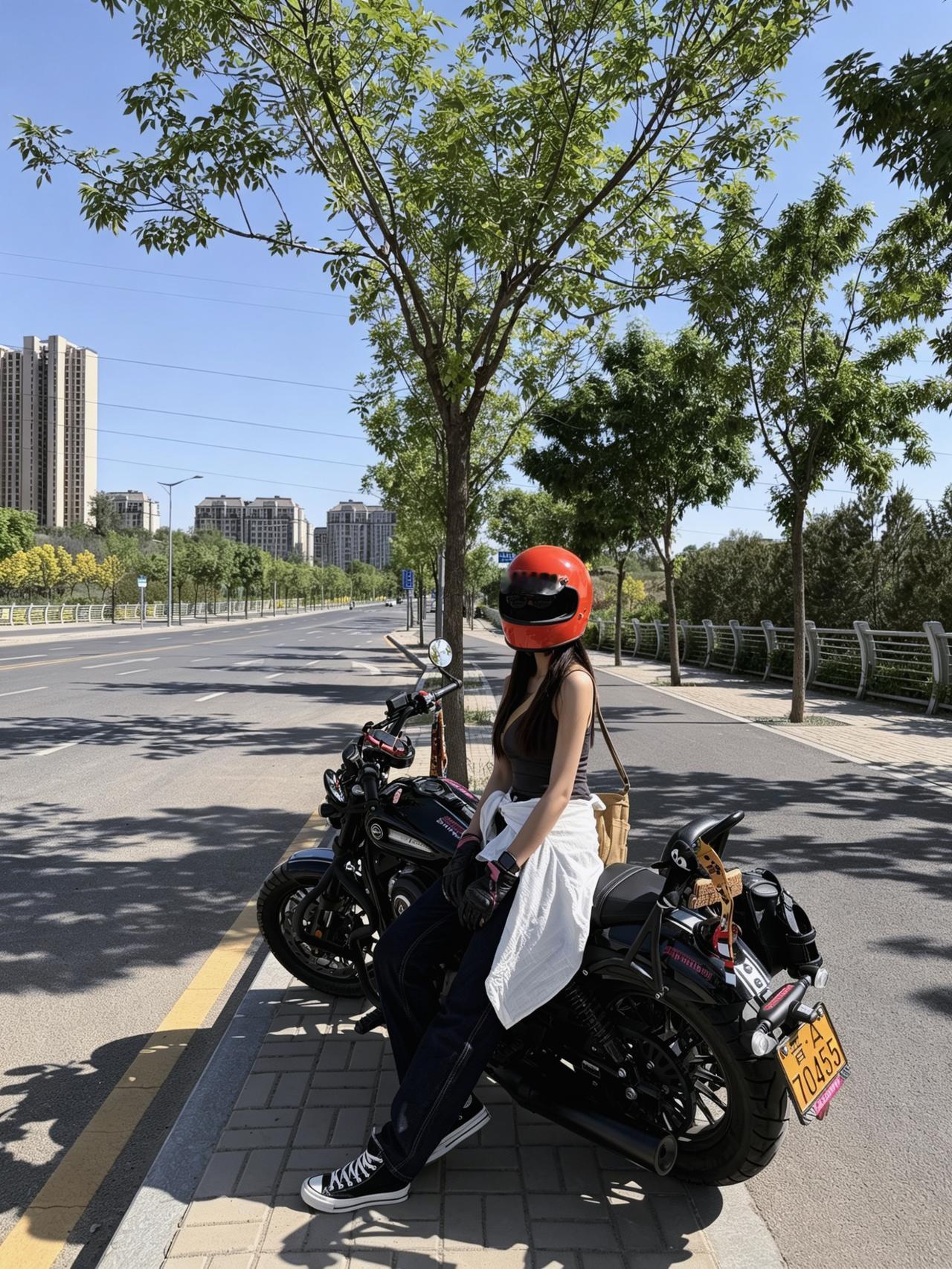 别问女生骑什么车 问就是又酷又野不好惹
男人能骑的路 我也能压
话说懂车帝的小伙