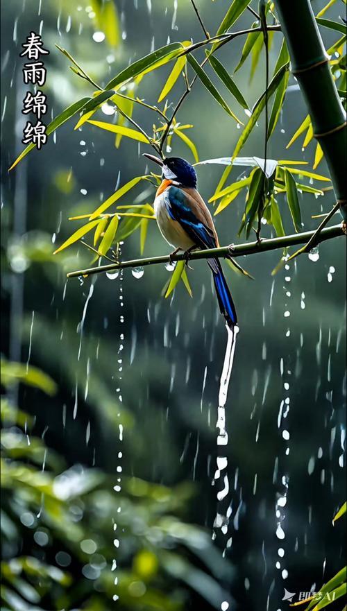 春雨闲吟
 
春光无限好
大雨乐逍遥
欲赏江边柳
轻踏地上草
 
静观百花笑
树