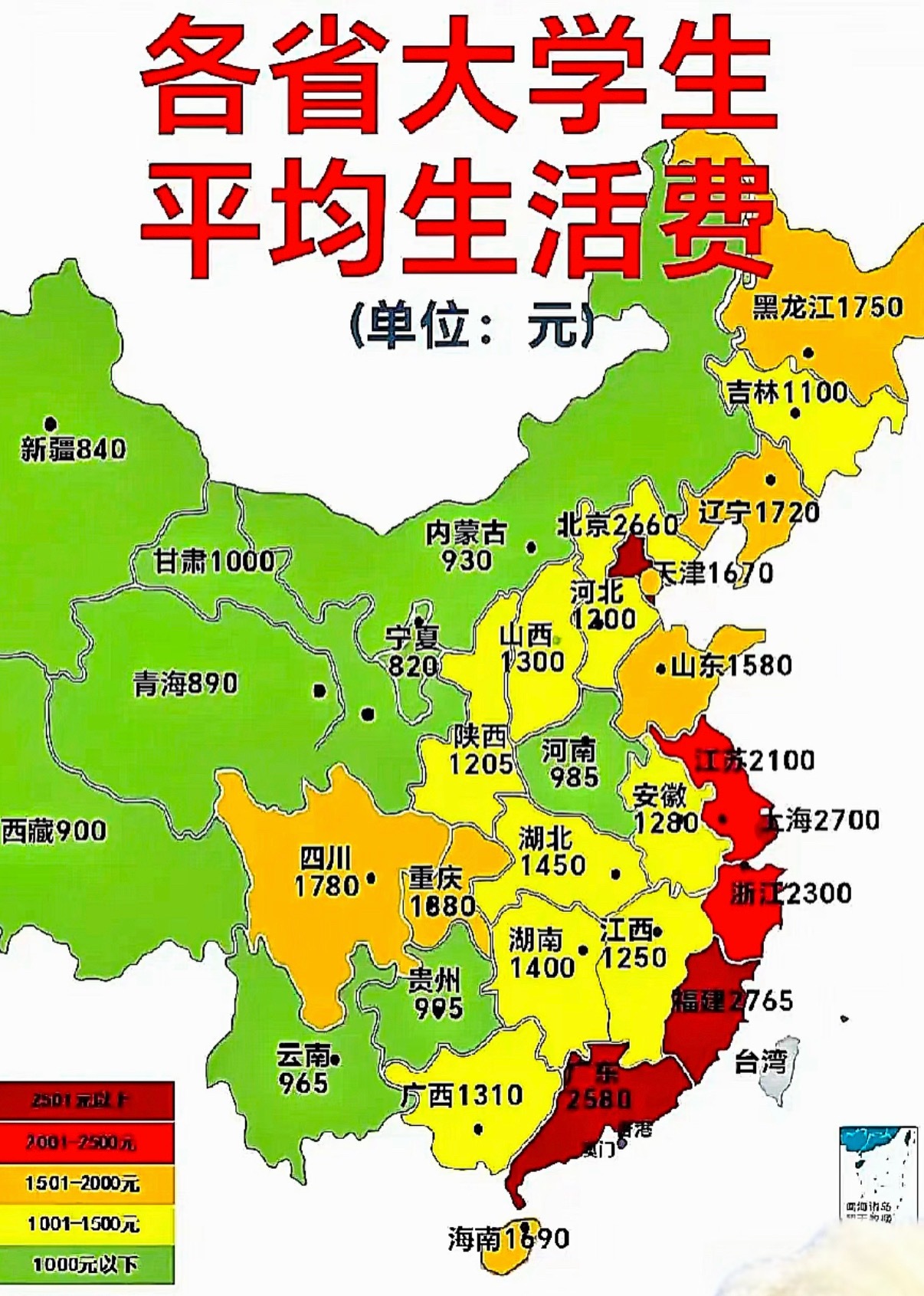 大学生生活费才3000想起十几年前我读大学，每月生活费1000块。除去三餐，剩下