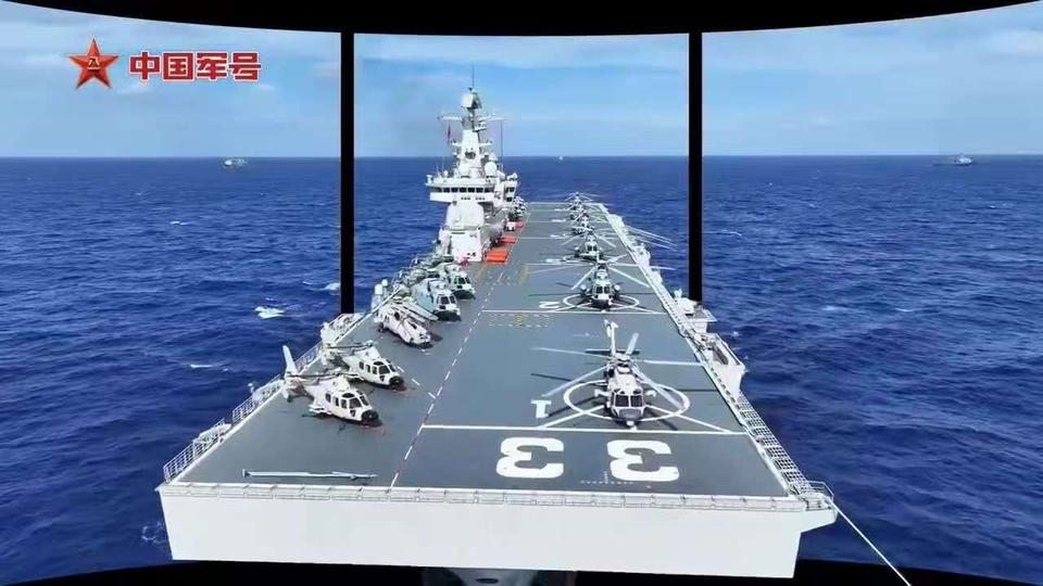 直-20登上“安徽”舰 与071组成两栖编队立体化登陆演练
从海军和中国军号官方