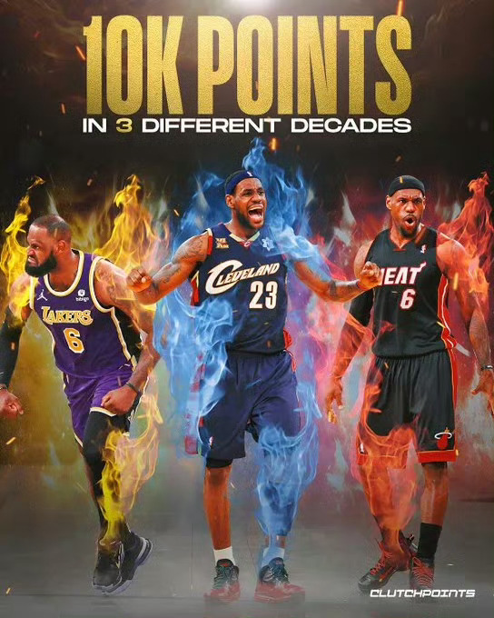 骑士詹姆斯我的观赛搭子nba 美媒ClutchPoints更新社交媒体，晒出有关
