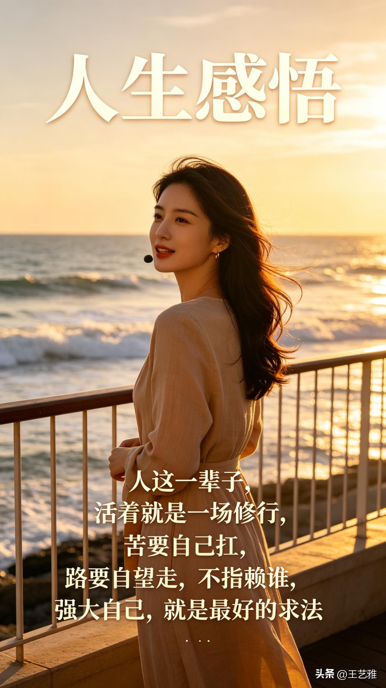 一段醍醐灌顶的话：
​“人要活得久、活得好，
心里要有喜欢，
做事要有干劲，
生