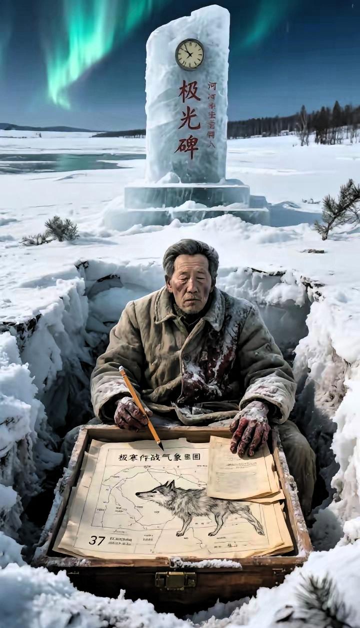 黑龙江漠河“极光碑”下挖出一具冰封遗体！
 
左手攥着半截铅笔，右手按着一个自制