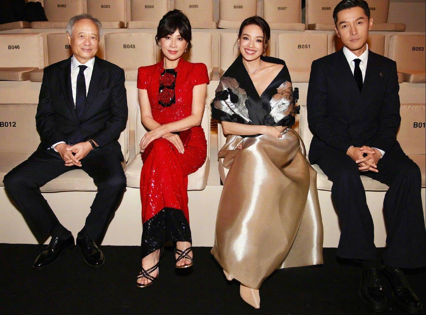 #李安舒淇刘嘉玲胡歌合影#李安、舒淇、刘嘉玲、胡歌亮相#威尼斯电影节#品牌活动合