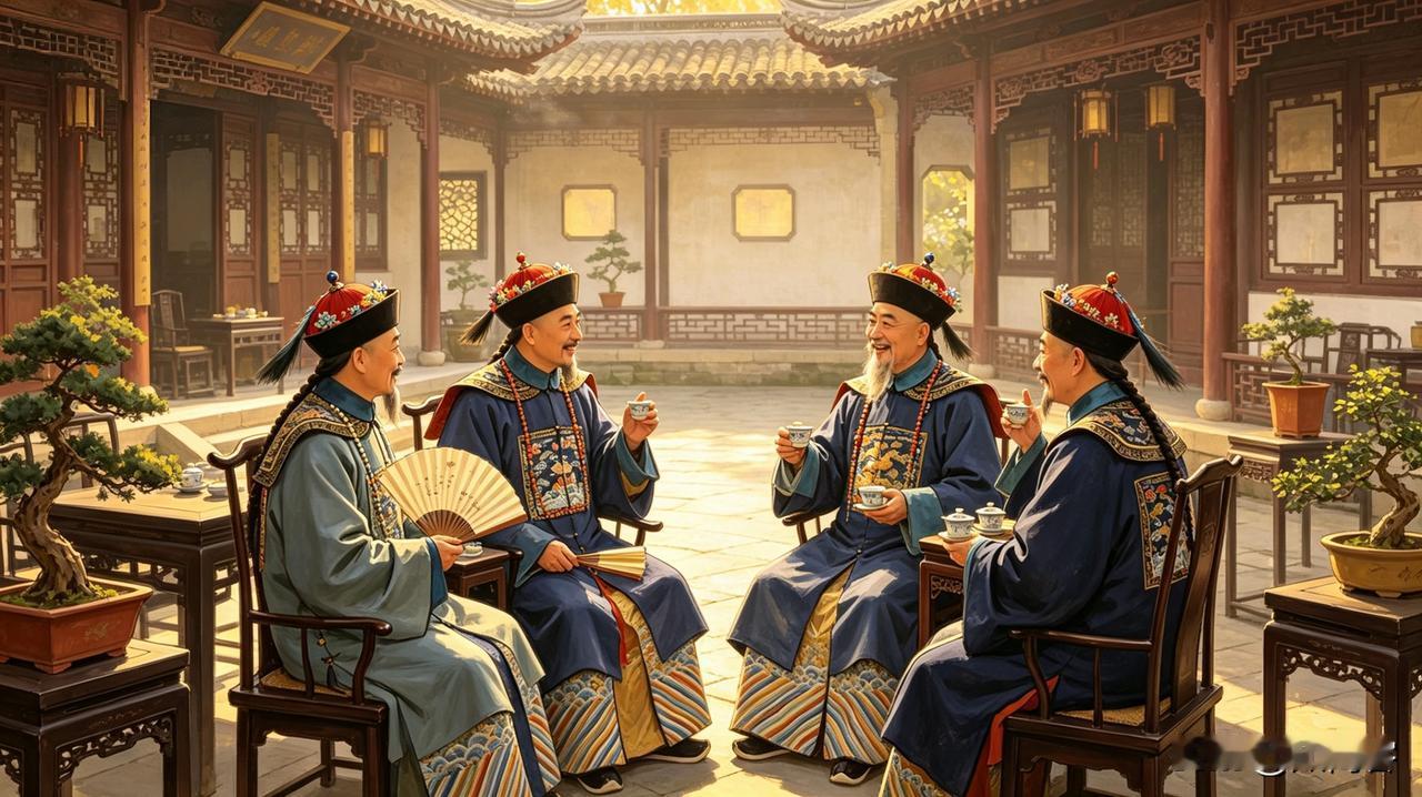 【云斋札记】陈太仆句山先生，年逾耳顺，须尚全黑。裘文达公戏之曰：“若以年而论，公