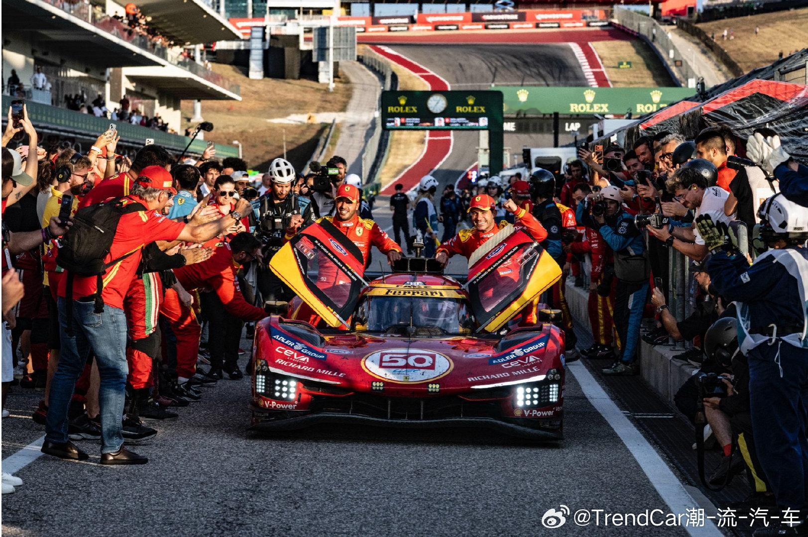 9月7日，法拉利在FIA世界耐力锦标赛（WEC）奥斯汀站斩获赛季首胜。由Fuoc