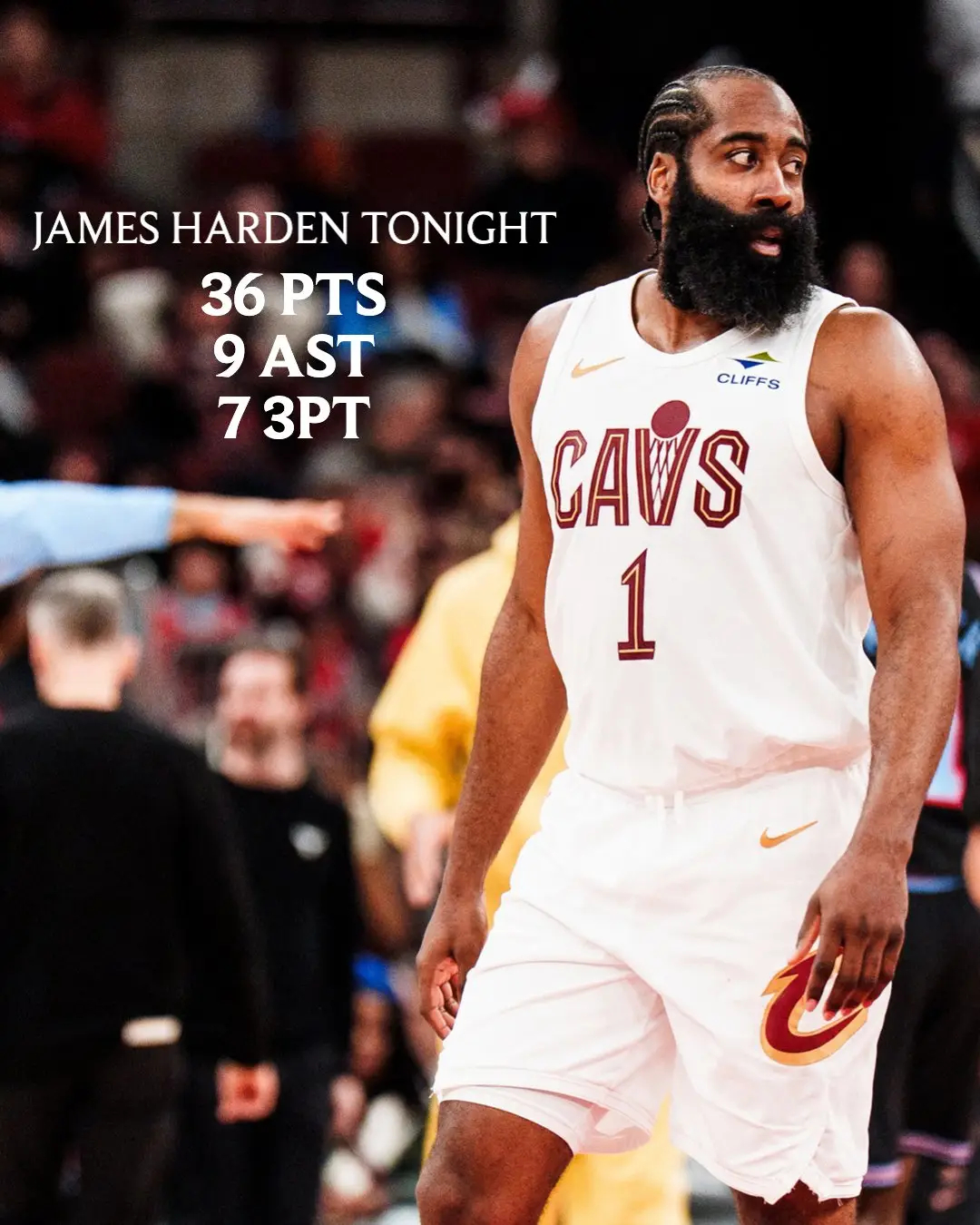 1️⃣骑士生涯单场最高得分！2️⃣生涯第344场砍下30+，超越埃尔金-贝勒（3