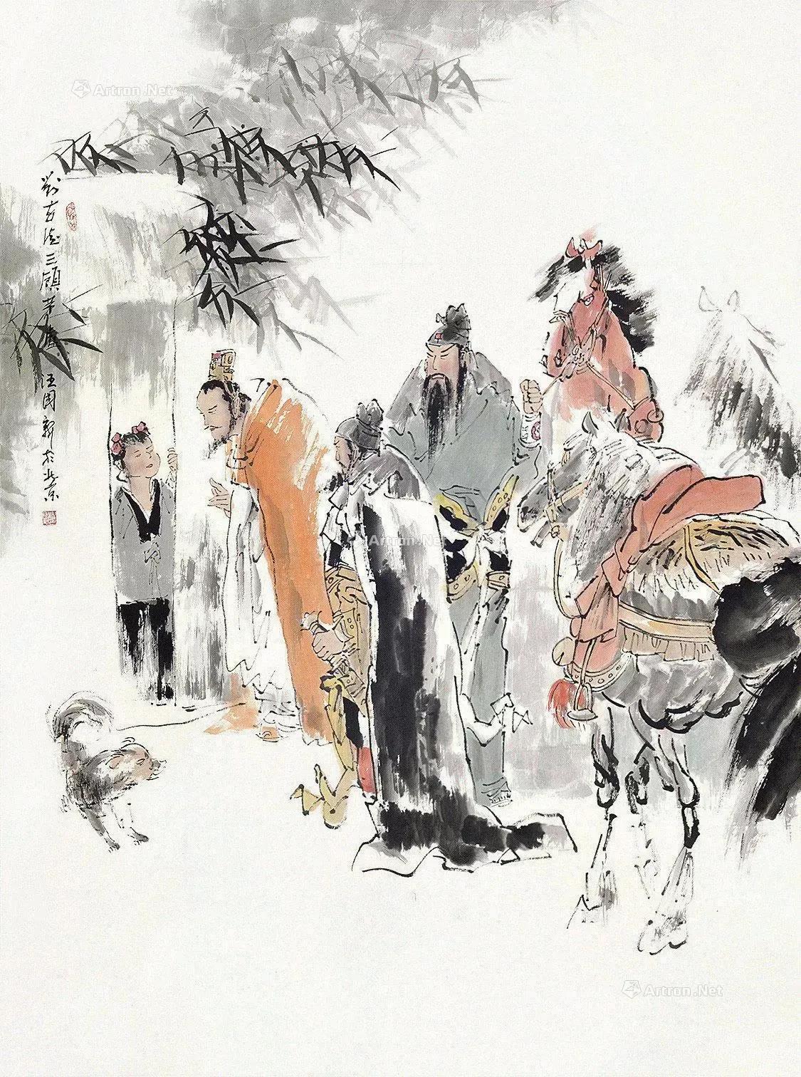 上联：兄弟三顾茅庐地
下联：[玫瑰]

网络图片/诚谢侵删