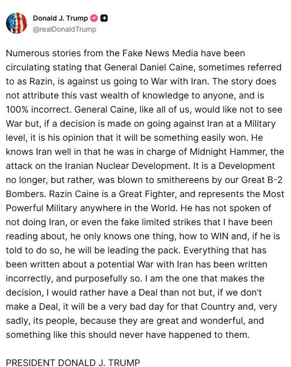 美国总统特朗普2月23日在社交媒体上发了一段话，直接怼了回去。他说媒体那些报道全