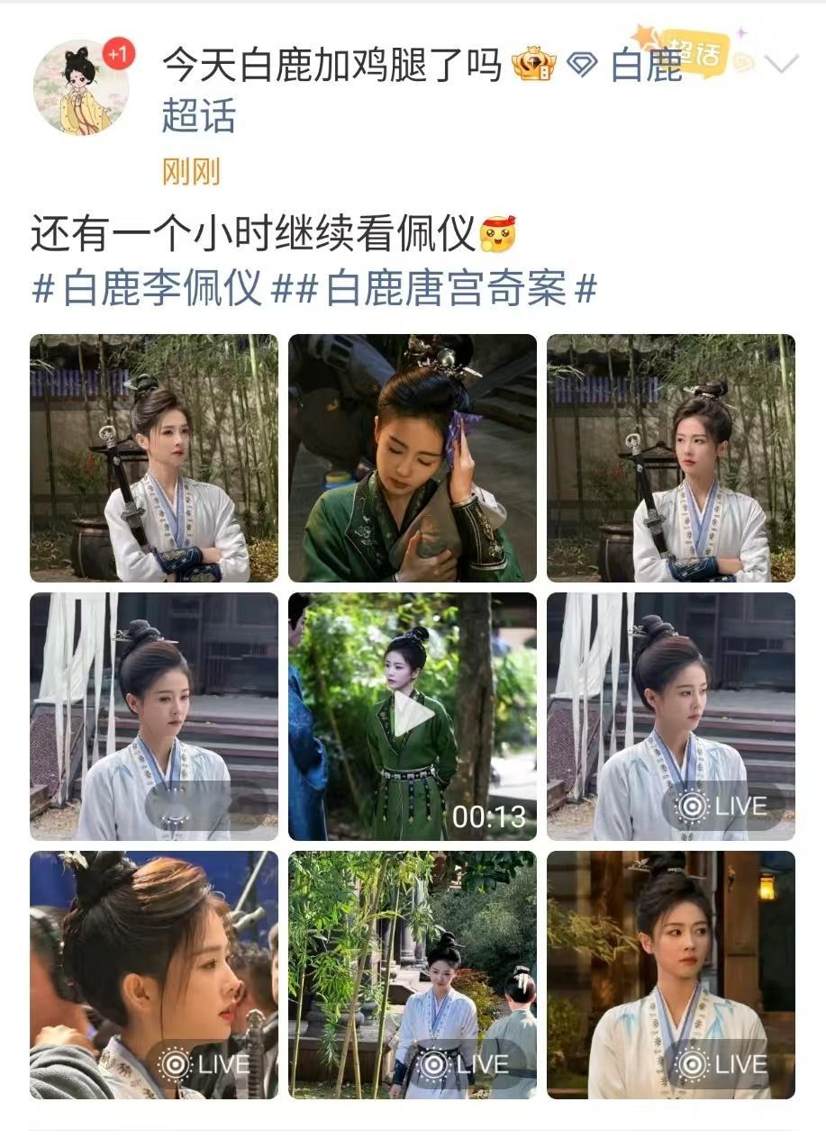 白鹿继续看佩仪白鹿继续看李佩仪白鹿继续看李佩仪，好美，行呀 