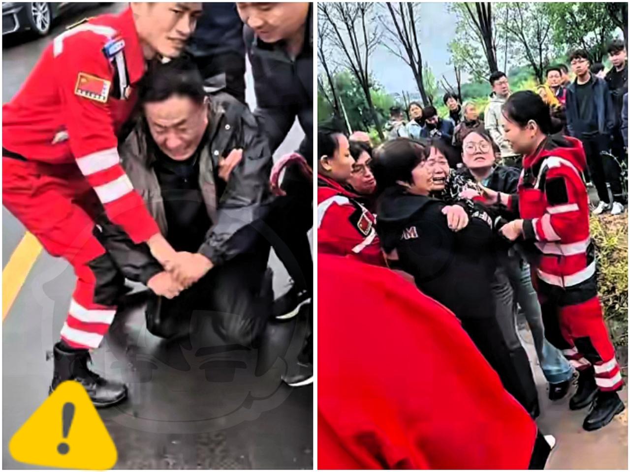 唏嘘！43岁男子跳河自杀，救援队捞出遗体，家属见状直接崩溃

43岁，本该是扛起