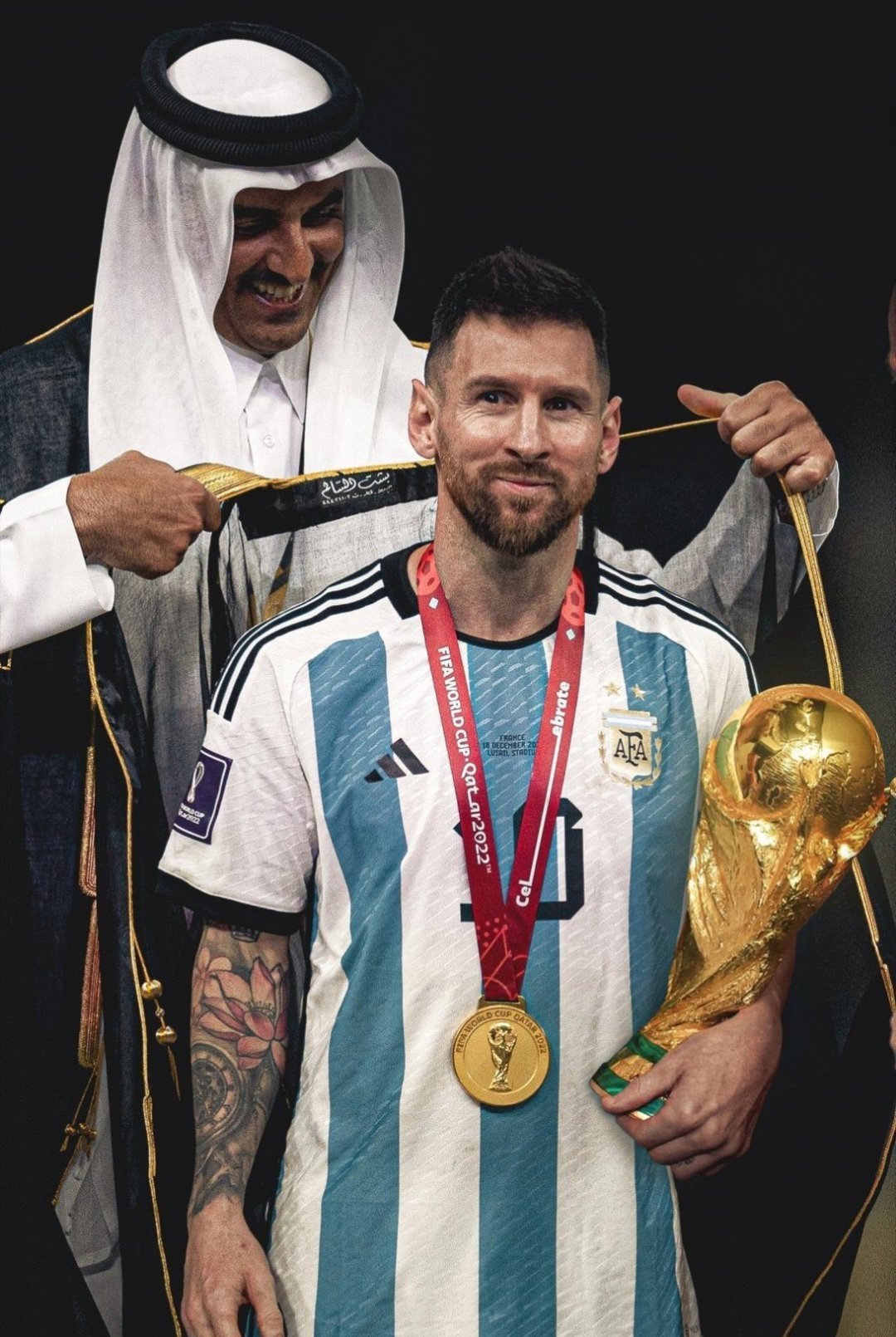 莱昂内尔·梅西在他的整个职业生涯中从未有过一个无冠的赛季。 🐐 🏆 🇦🇷