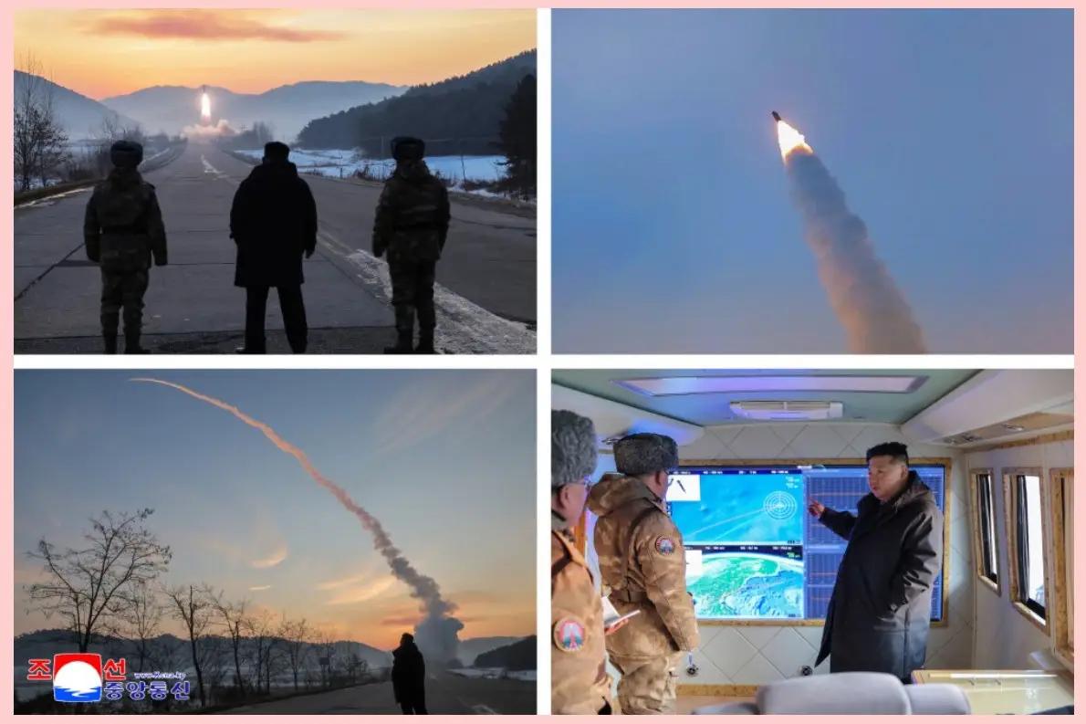 作为测试导弹部队和武器战备状态的一部分，朝鲜举行了发射高超音速导弹的演习。圆满完