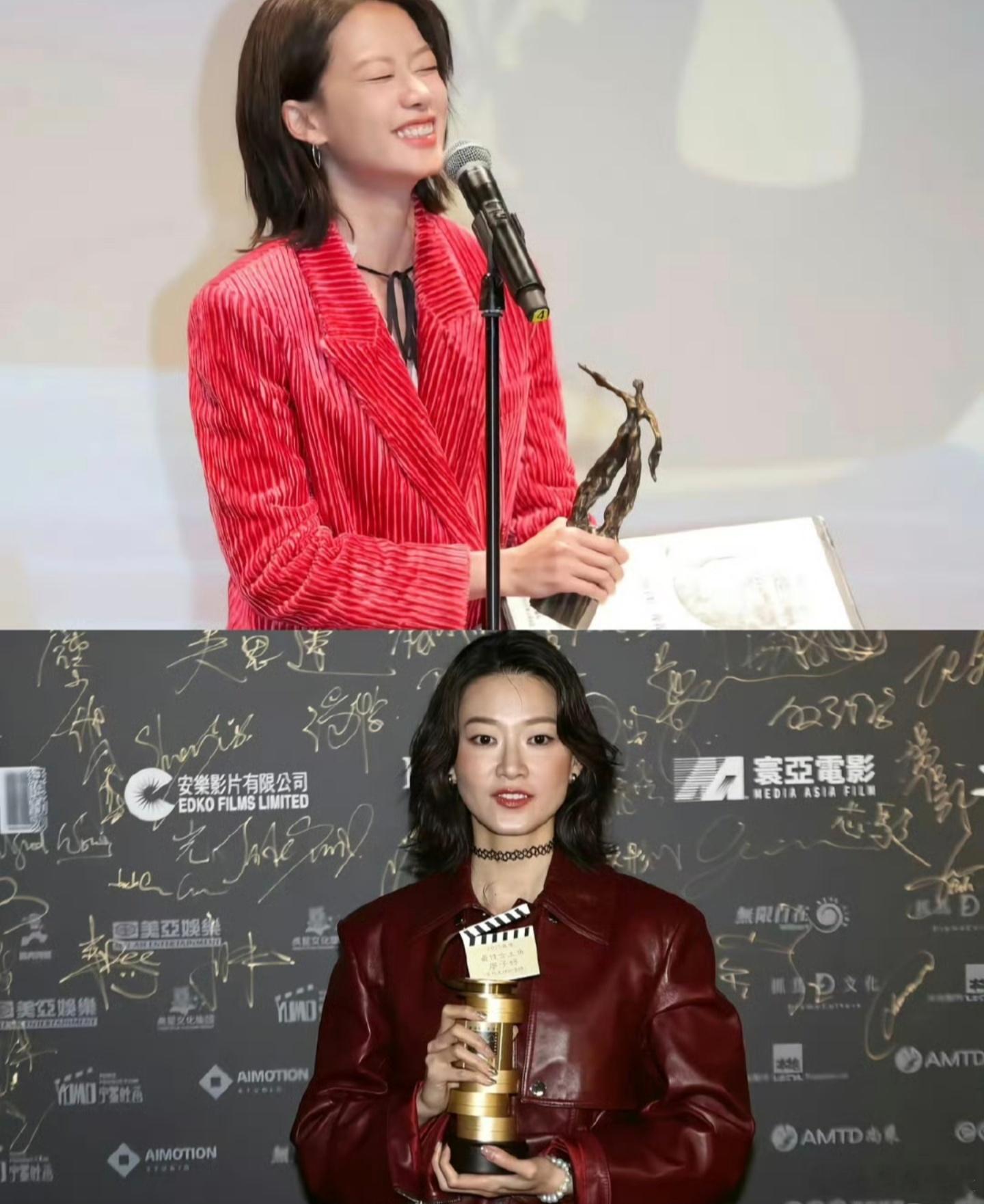 2022年荣获最佳女配，今年首提就是影后，17年征程非常励志。但说实话，我倒是觉