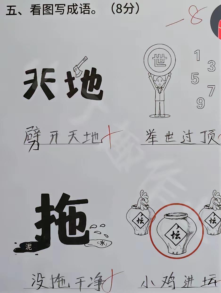 看图写成语，请问正确答案是什么？