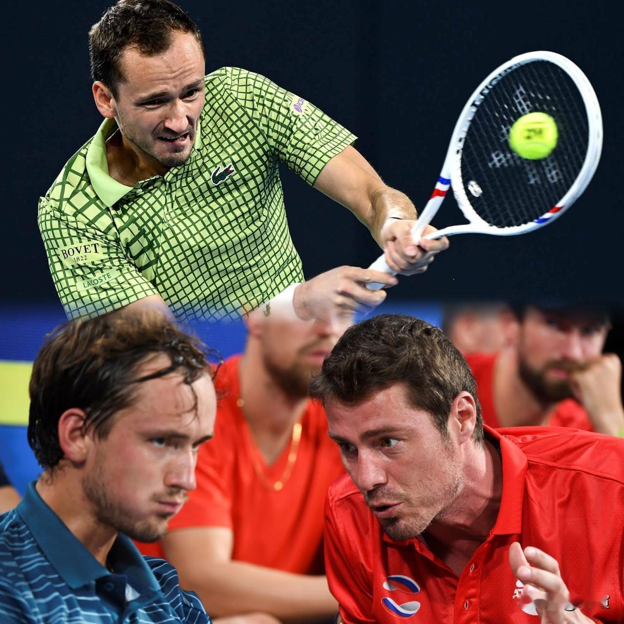 随着在布里斯班250赛男单第二轮2-0横扫蒂亚福，头号种子梅德维德夫喜迎又一里程