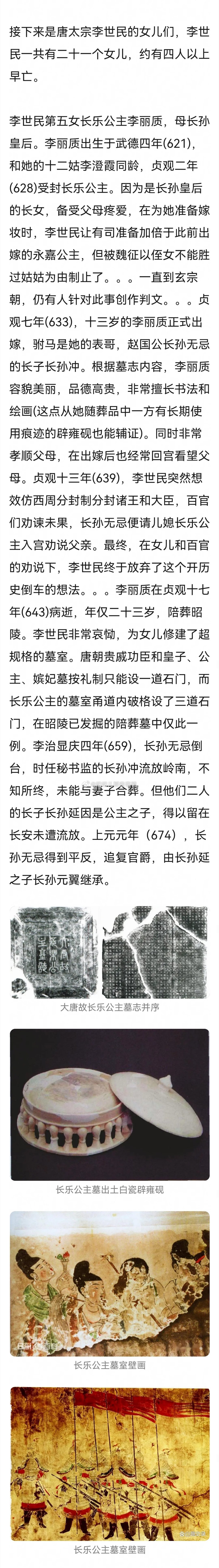 搬→盛名之外，走近真实的唐朝公主们的人生（长图～