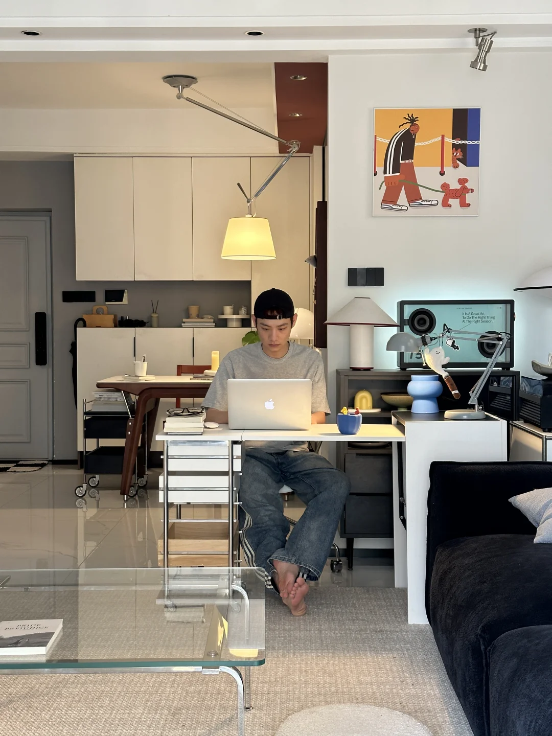 80平独居，男生的家也能不丑！