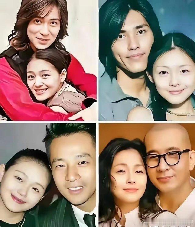 看到大S和四位的合影，注意看她的眼神。她跟哪一任在一起，都会学着对方的眼神和开眼