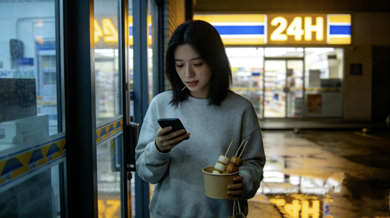 苏瑶每周三晚上都去那家便利店买关东煮。
不是因为爱吃，是因为收银员周也笑起来很好