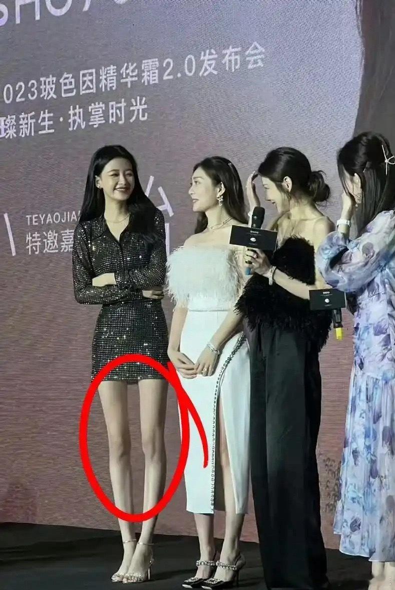 我天！孙怡的腿竟然这么细这么长！ 