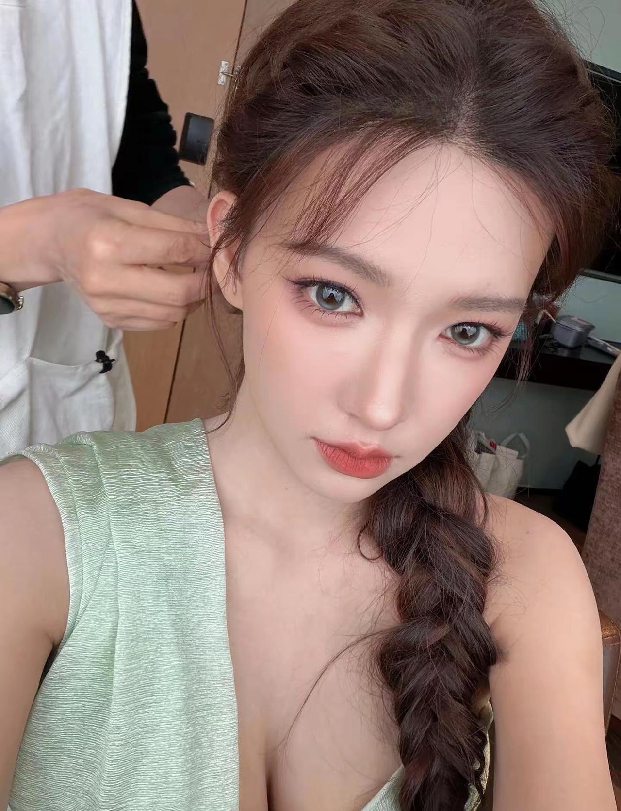 减重后还是漂亮的