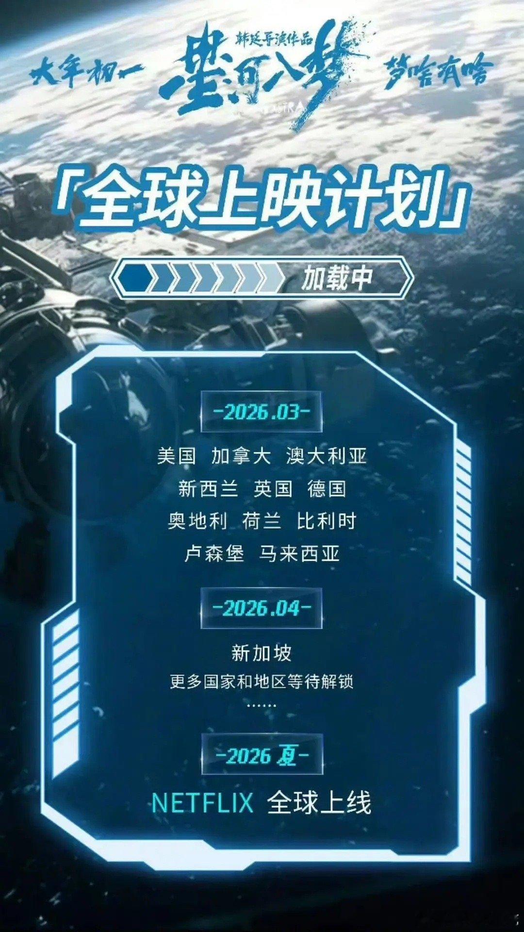 王鹤棣电影综艺同步出海中《2026亲爱的客栈》马来西亚每周五同步开播，《星河入梦