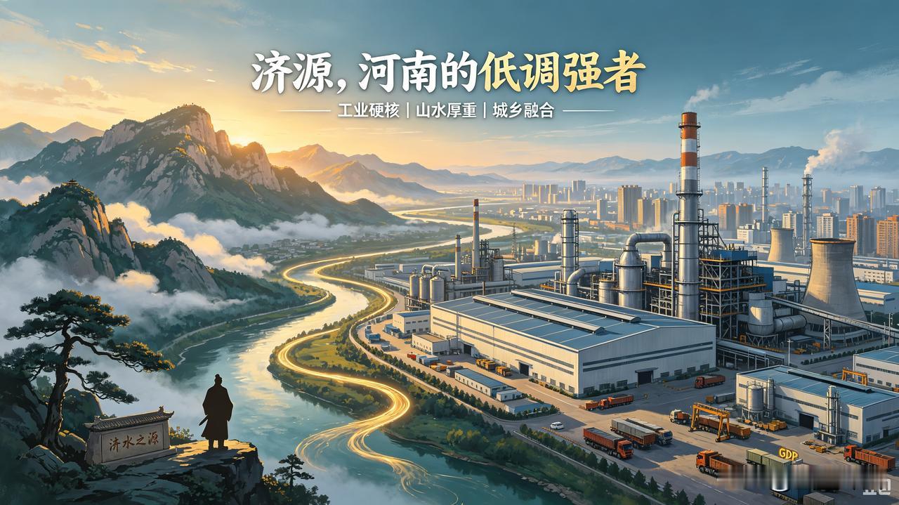 它是河南一座非常特殊的小城。论面积和人口，济源体量不大，常住人口仅有72万左右，
