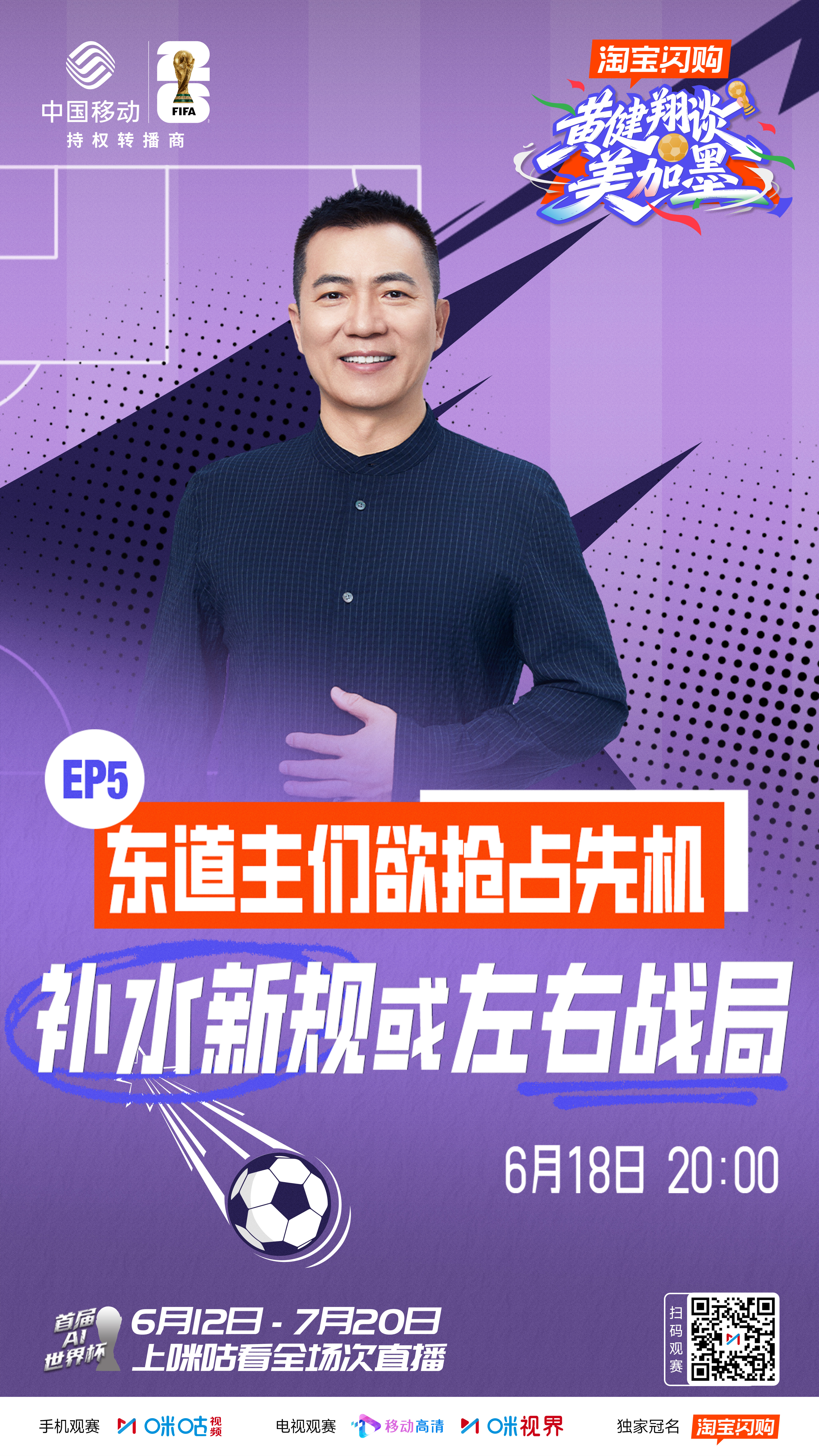 #黄健翔谈美加墨# 第5️⃣期💪A组头名之争打响🇲🇽🇰🇷🤺B组四队同