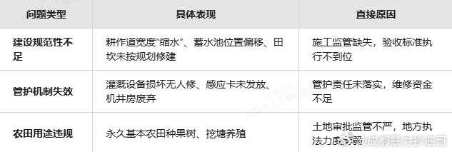 多地曝出已建成的高标准农田设施无法使用 一、典型问题区域案例分析（一）重庆酉阳县