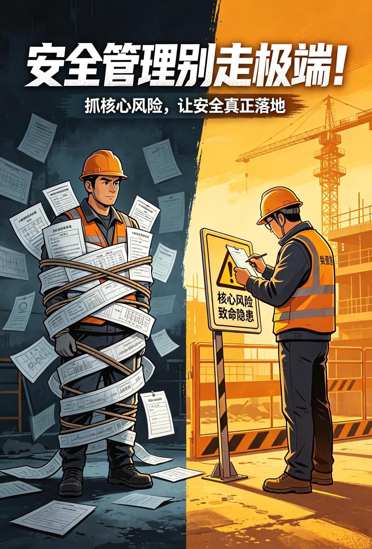 安全管理管得太严，员工没活力，管不严出事故又怕担责，到底该咋弄？
 
干安全的朋