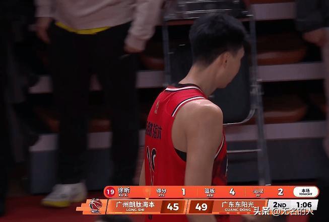 徐昕打广东就不灵了，半场1+4没有进球，2犯规到手



徐昕刚刚打江苏拿下27