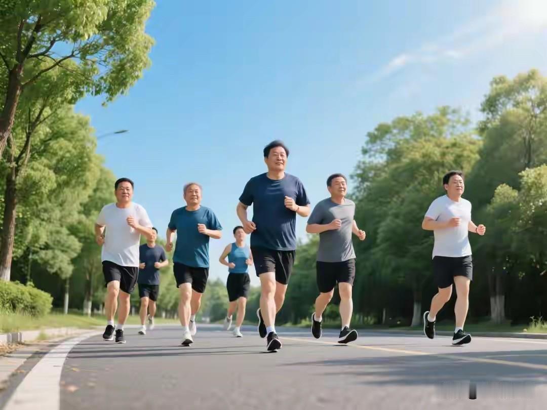 说说这50到60岁年龄段的跑步方式。早上先吃半个馒头、一个苹果，喝杯温开水和一袋