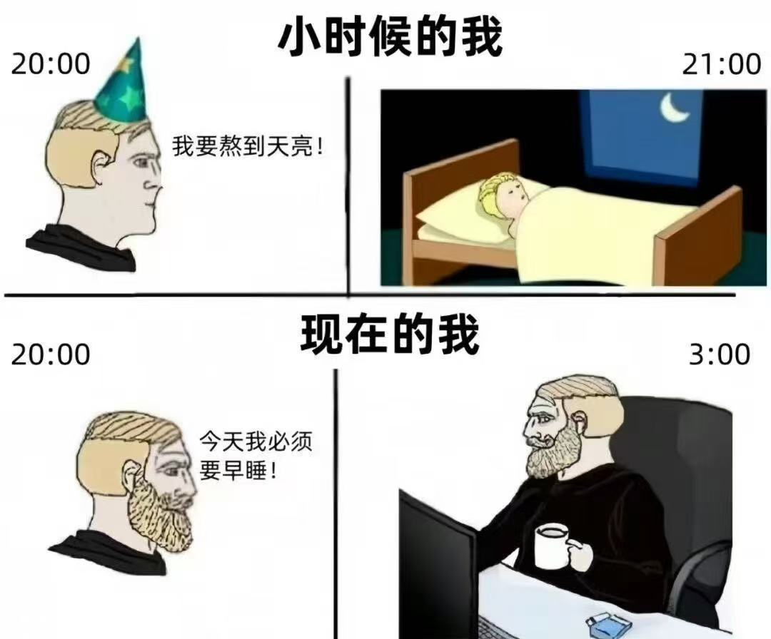 我 