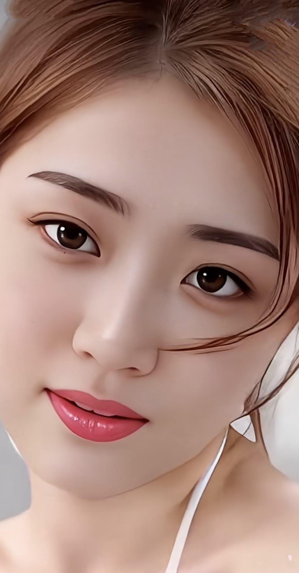 红妆美人笑，春光满面来。