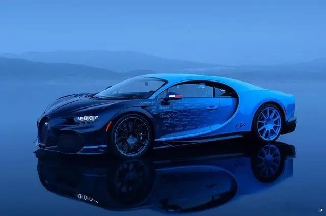 #大v聊车##enzo碎钞机# 【最后一台布加迪Chiron，终于来了】近日，布