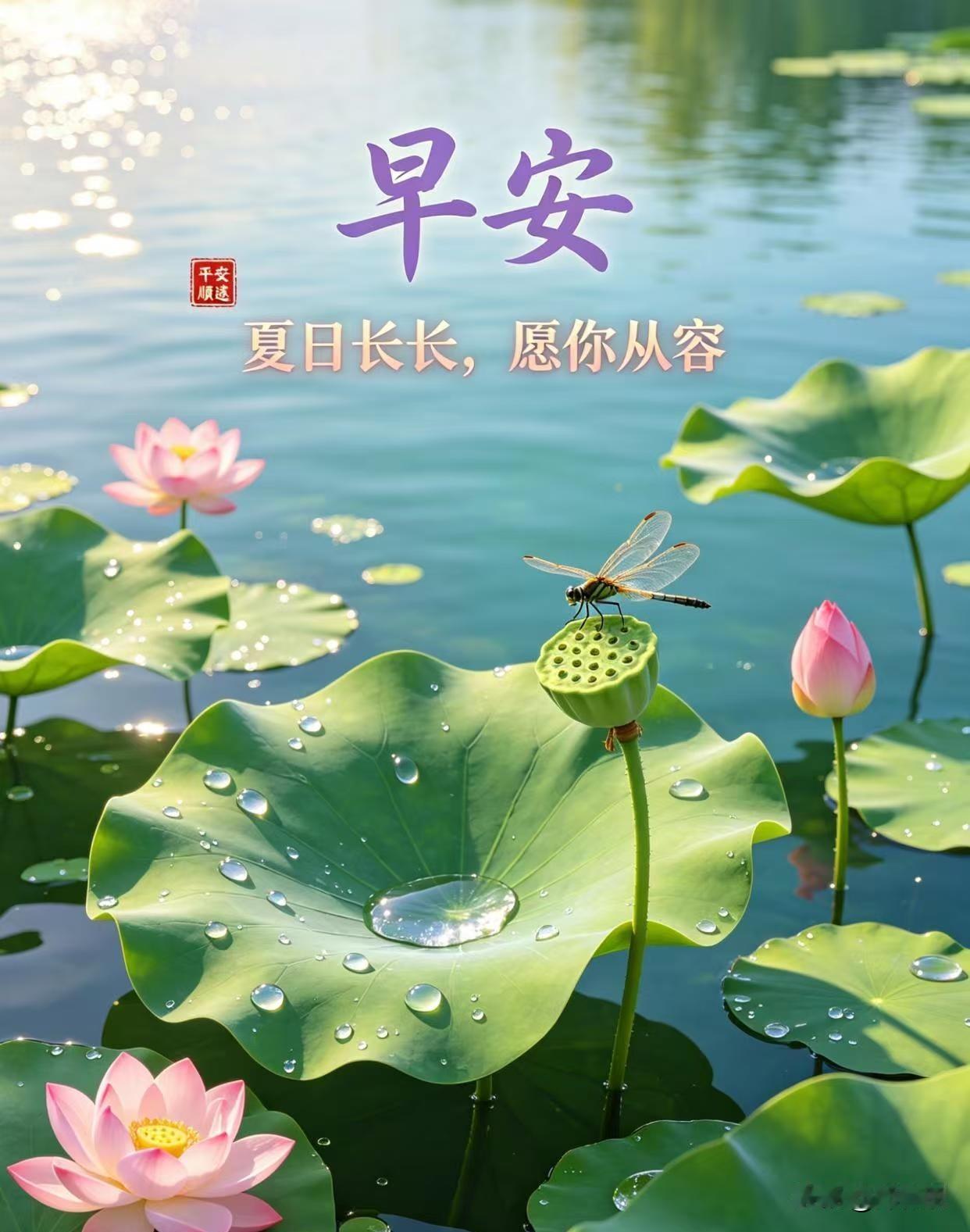 [心]早安心语[心]
 
晓色初开映轩窗，
晨光破雾韵悠长。
枝头鹊语催人起，