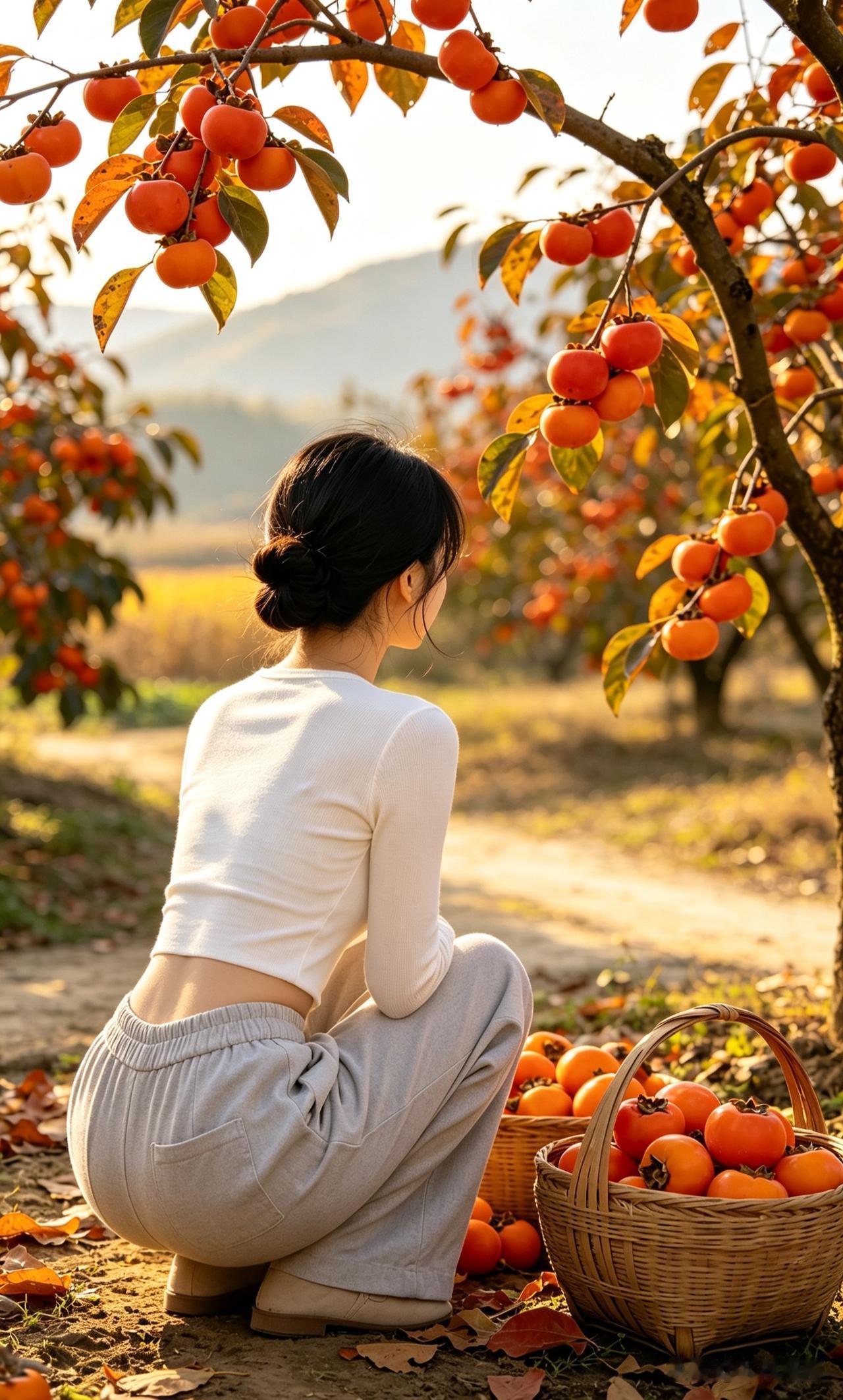 🍂🍂²⁰²⁶/₁₀.₁₄ 🍁🍒🎈
木兰花慢·拾秋
 
对霜林叠锦，丹柿